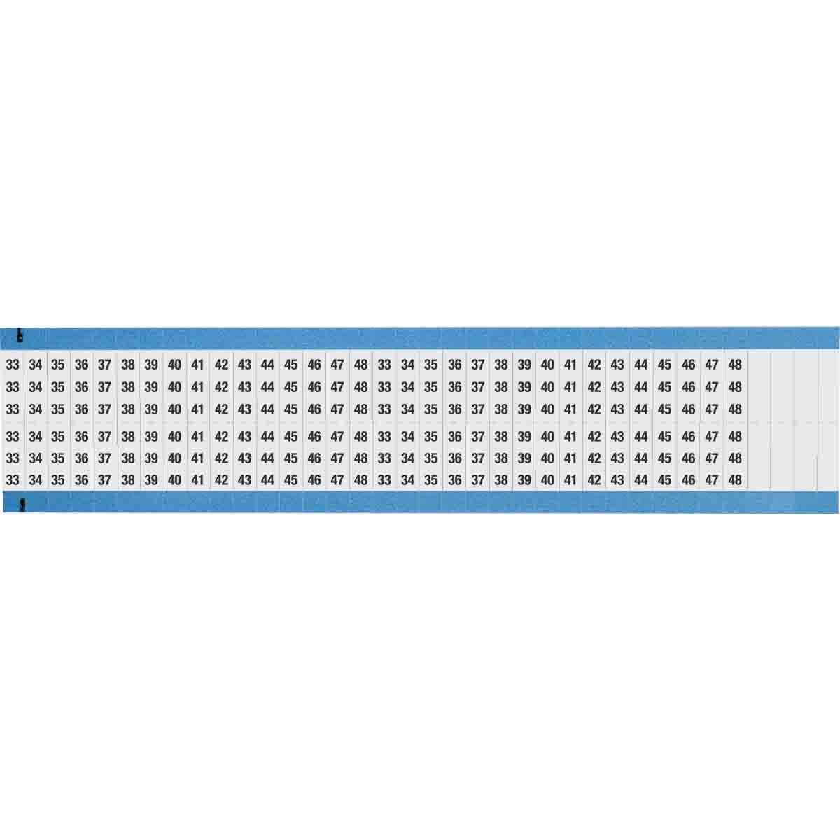 WIRE MARKER, 1.5 IN H WM-33-48-DC-SC-PK