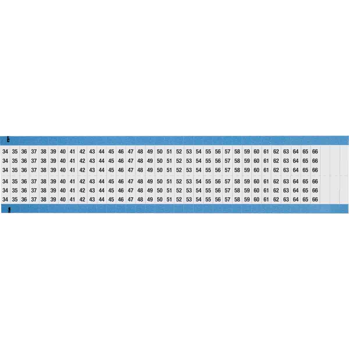 WIRE MARKER, 1.5 IN H WM-34-66-BK-SC-PK