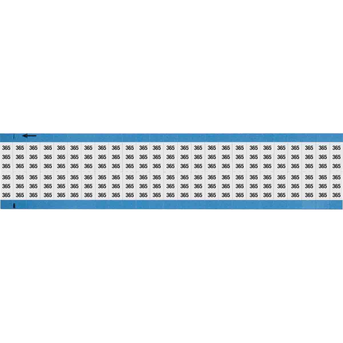 WIRE MARKER, 0.75 IN HX0.36 IN W