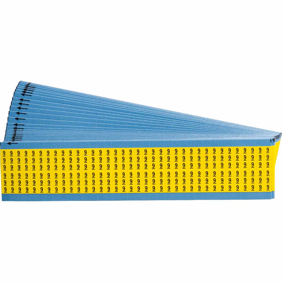 WIRE MARKER, 1.5 IN H WM-9-YL-PK
