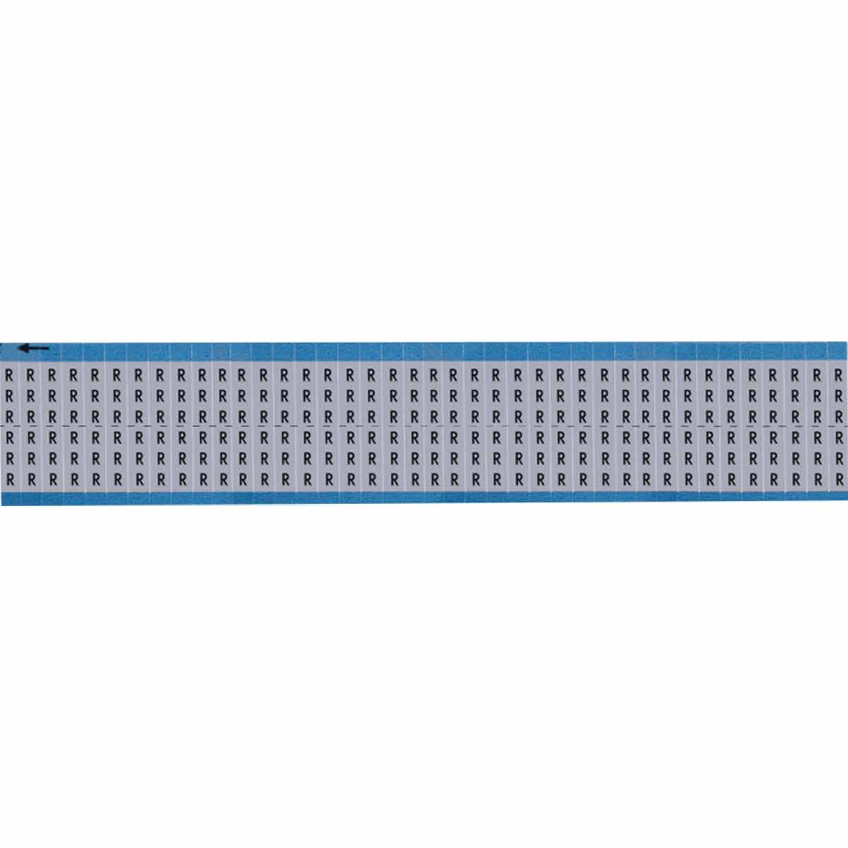 WIRE MARKER, 0.75 IN HX0.45 IN W