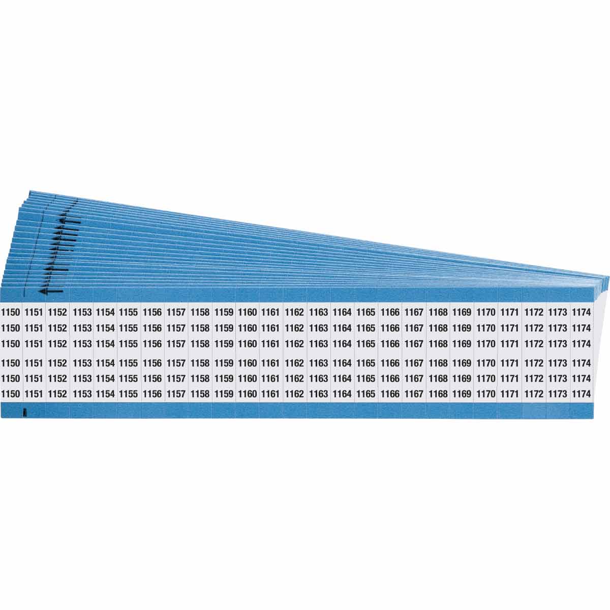 WIRE MARKER, 1.5 IN H WM-1150-1174-PK