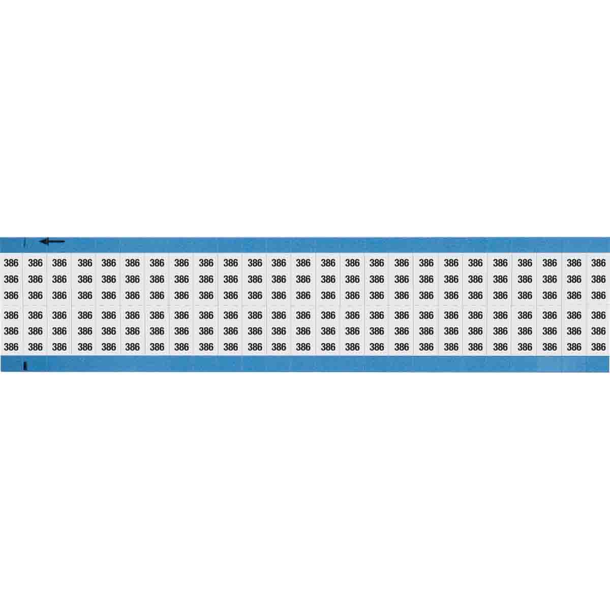WIRE MARKER, 0.75 IN HX0.36 IN W