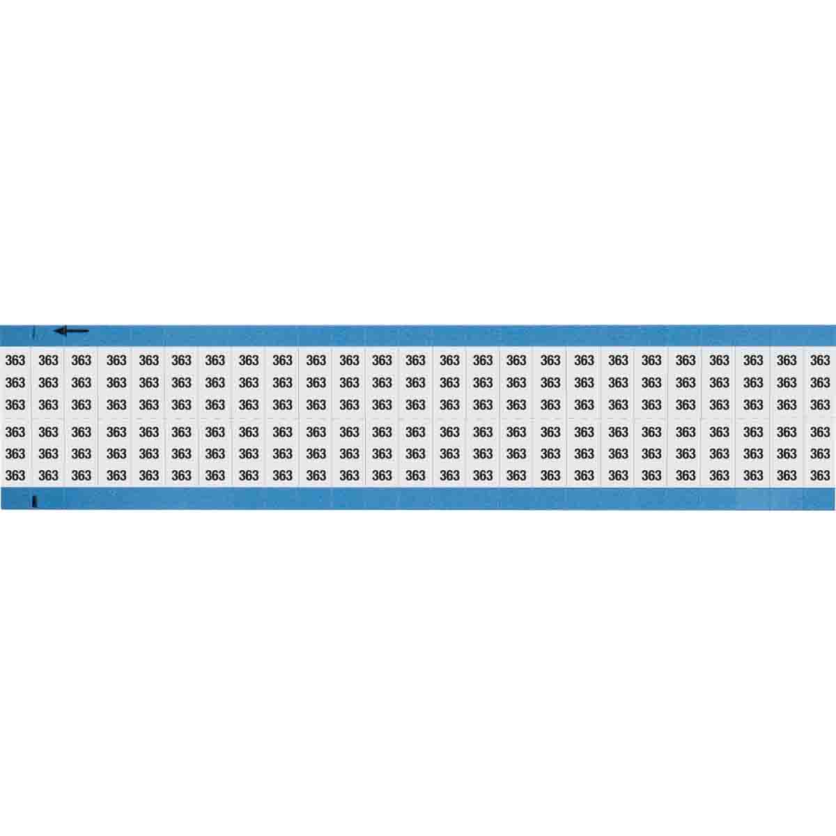 WIRE MARKER, 0.75 IN HX0.36 IN W