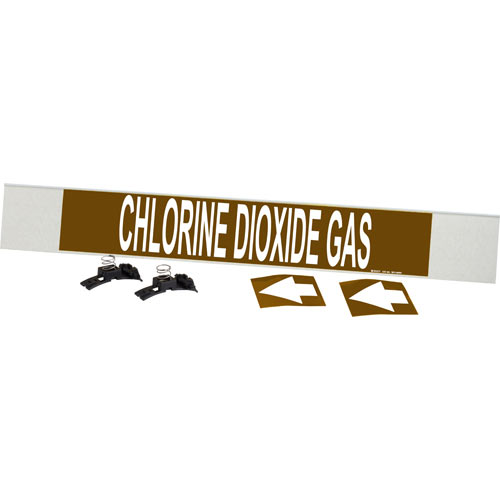 CHLORINE DIOXIDE GAS WHITE / BROWN