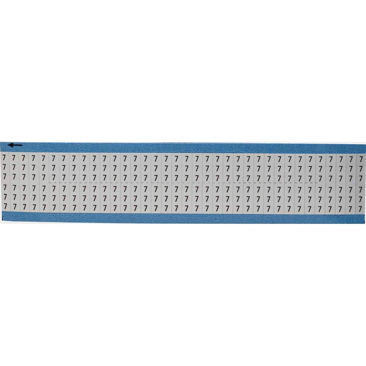 WIRE MARKER, 0.75 IN HX0.45 IN W