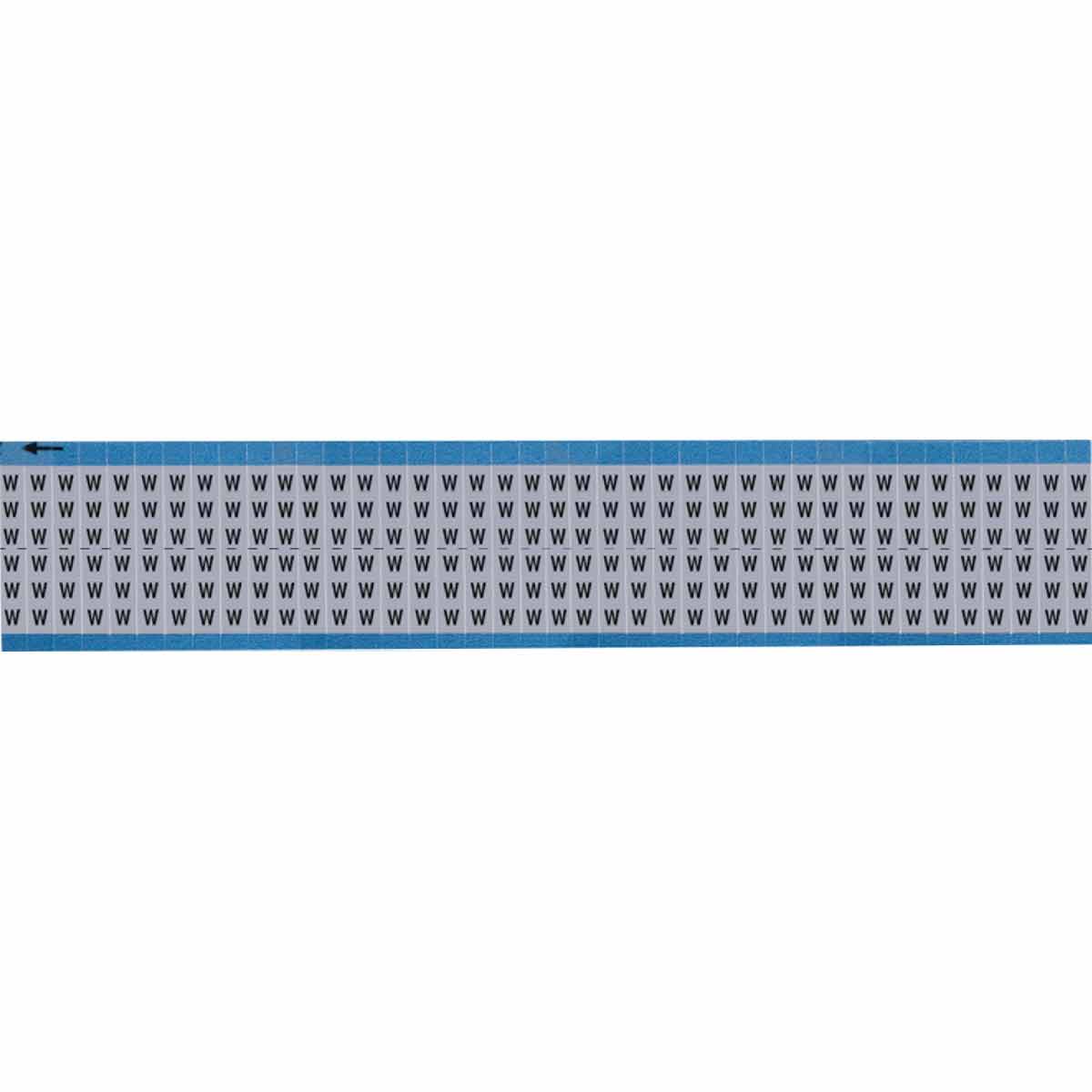 WIRE MARKER, 0.75 IN HX0.45 IN W