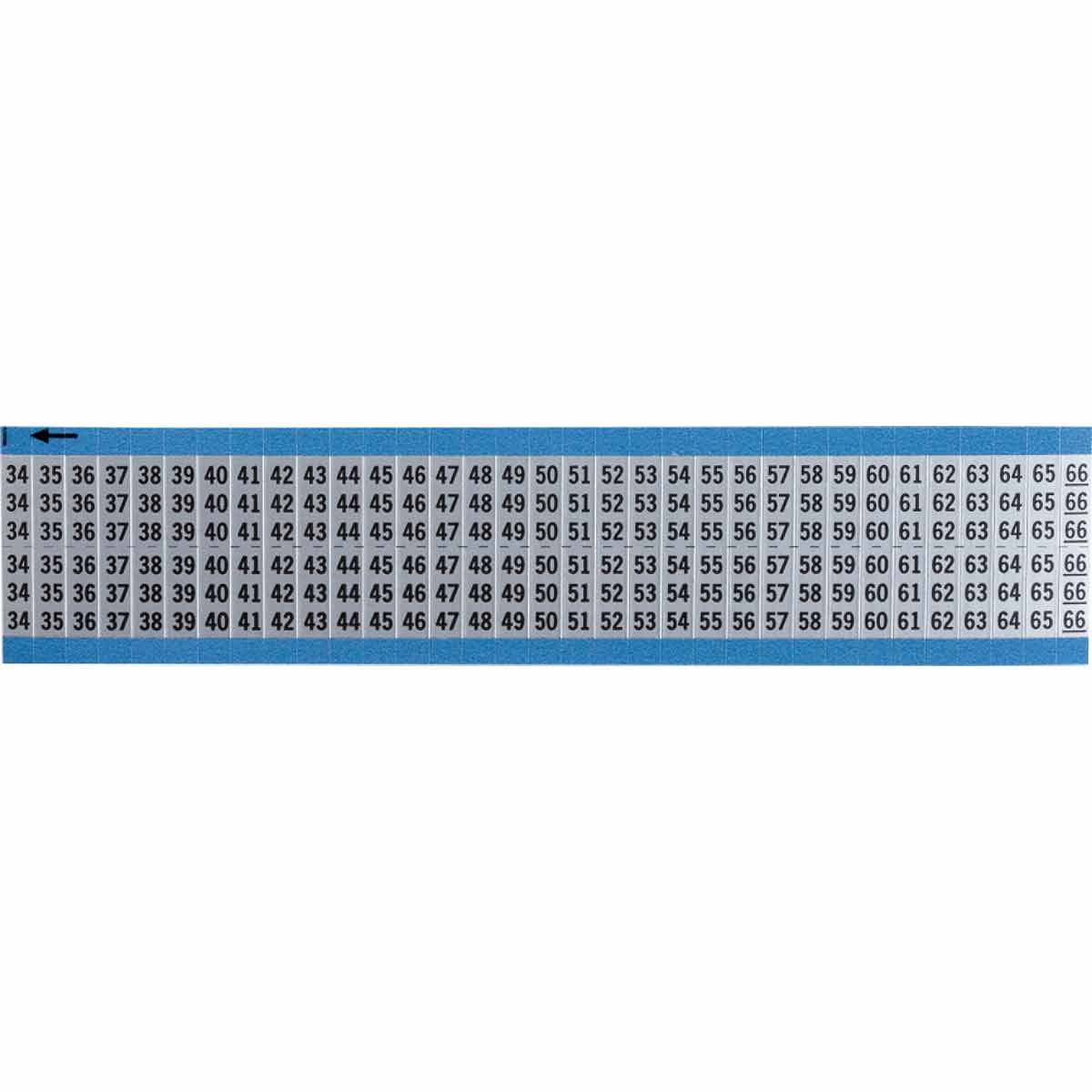 WIRE MARKER, 0.75 IN HX0.56 IN W