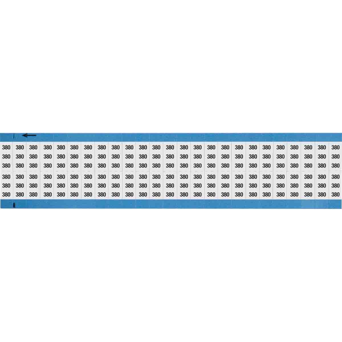 WIRE MARKER, 0.75 IN HX0.36 IN W