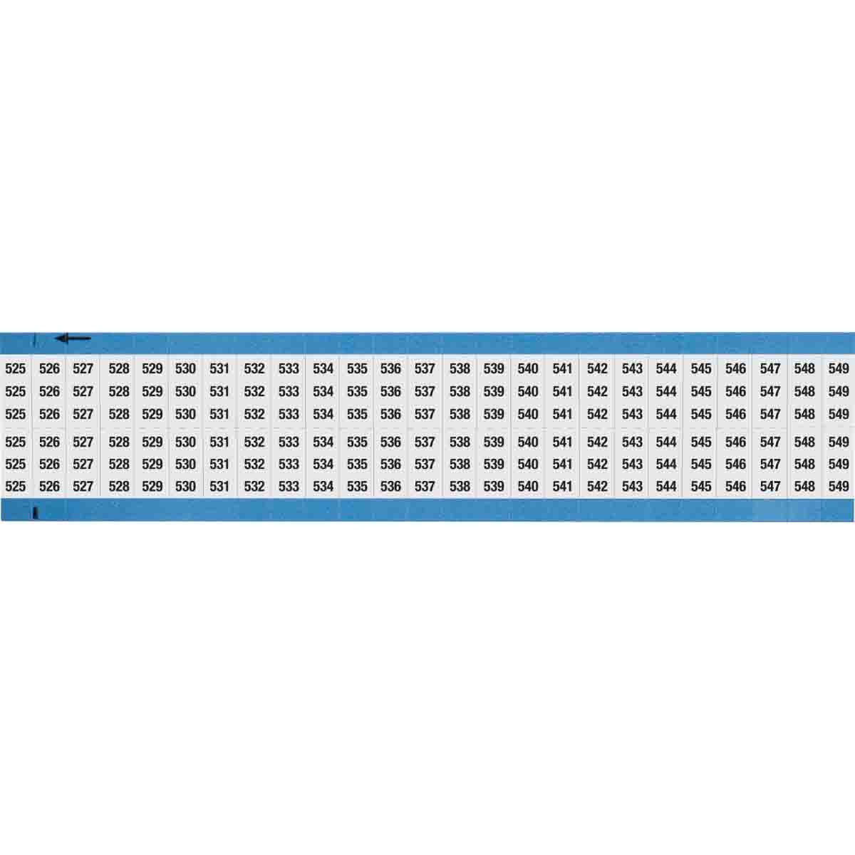 WIRE MARKER, 1.5 IN H WM-525-549-SC-PK