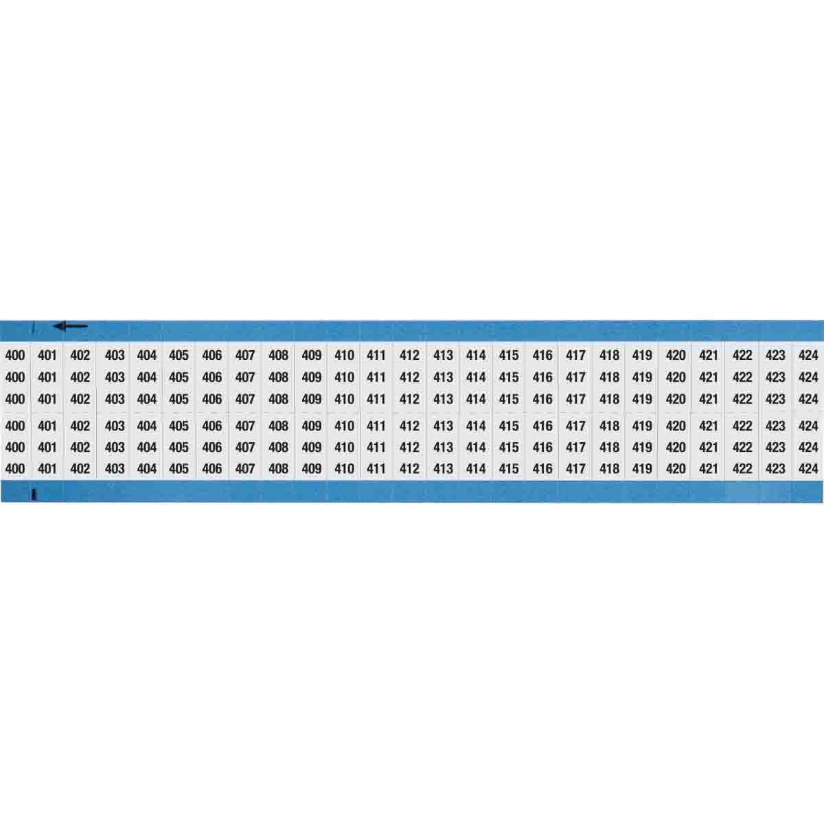 WIRE MARKER, 1.5 IN H WM-400-424-SC-PK