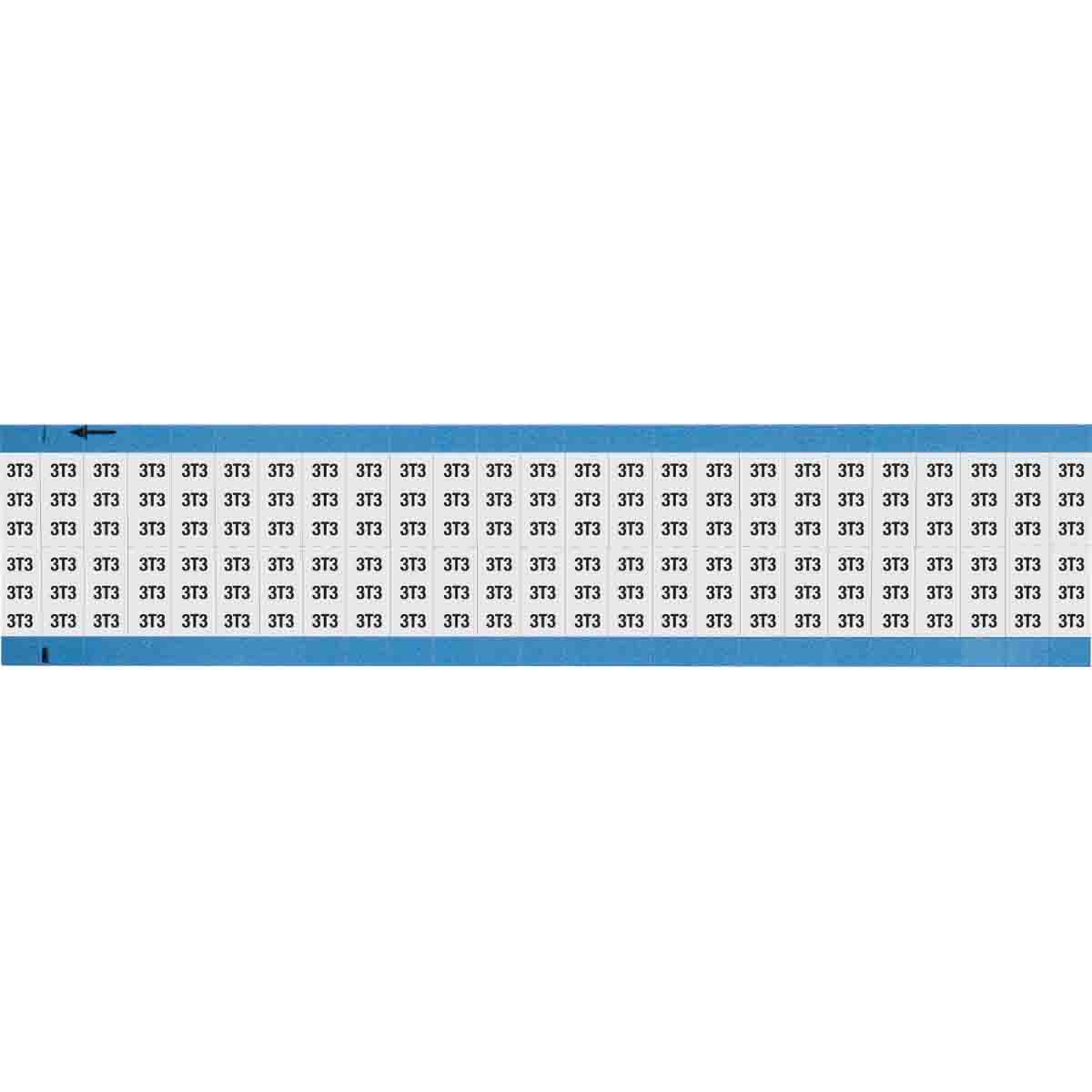 WIRE MARKER, 0.75 IN HX0.36 IN W