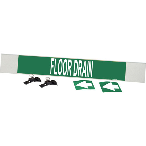 FLOOR DRAIN WHITE / GREEN