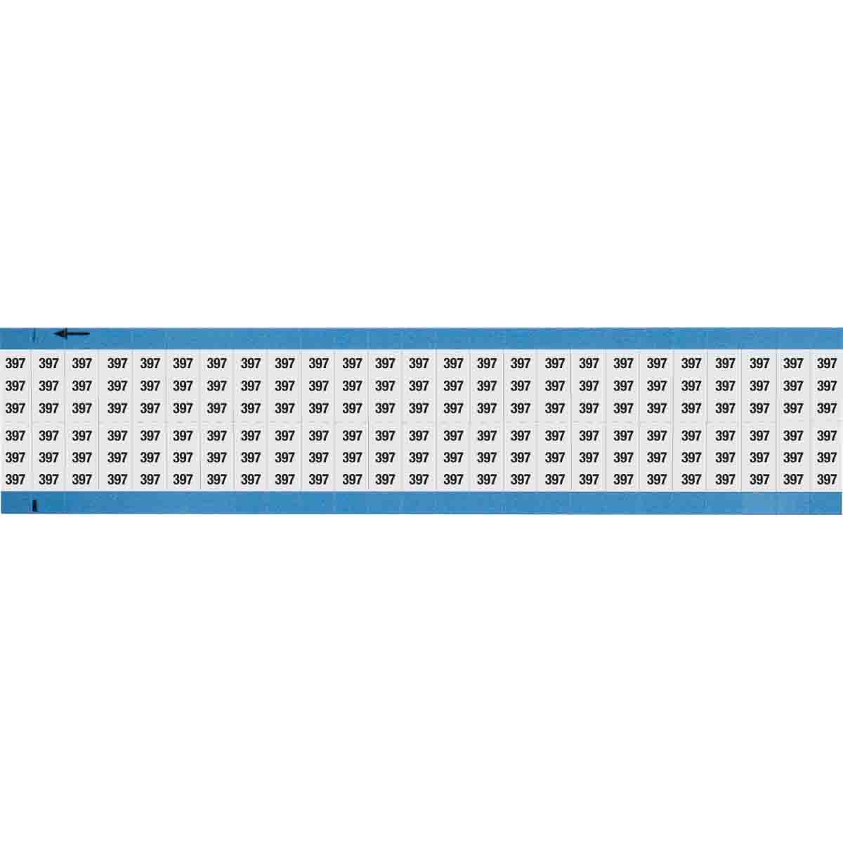 WIRE MARKER, 0.75 IN HX0.36 IN W