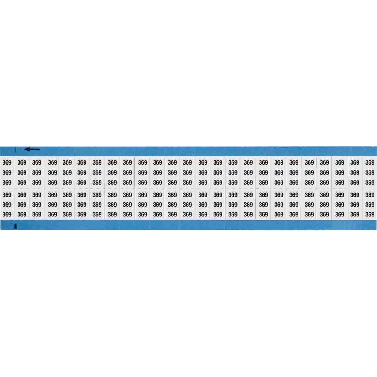 WIRE MARKER, 0.75 IN HX0.36 IN W
