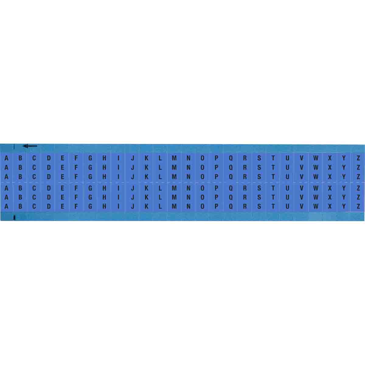 WIRE MARKER, 1.5 IN H WM-A-Z-BL-SC-PK