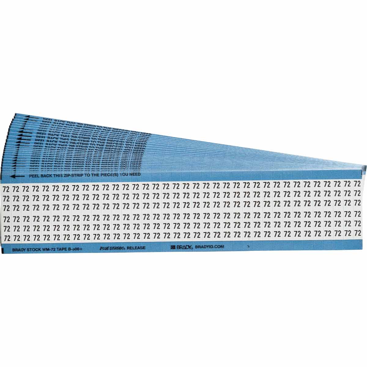 WIRE MARKER, 1.5 IN H WM-72-PK