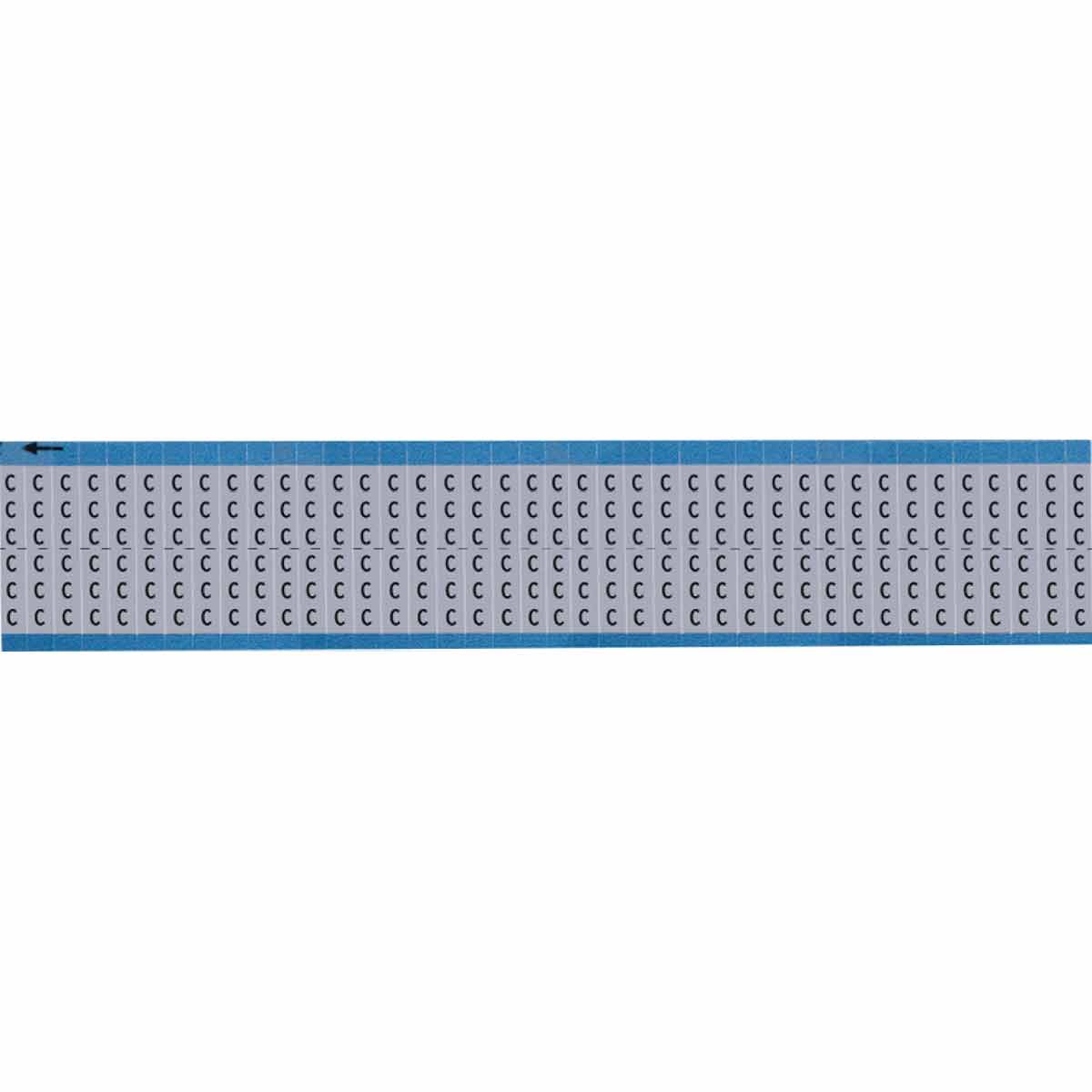 WIRE MARKER, 0.75 IN HX0.45 IN W