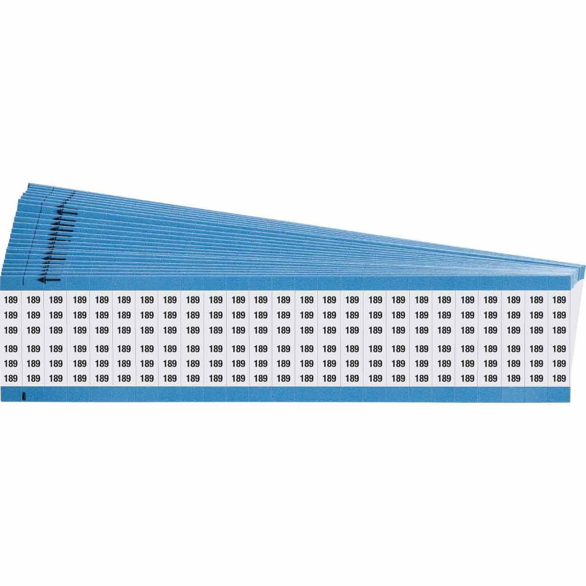 WIRE MARKER, 1.5 IN H WM-189-PK