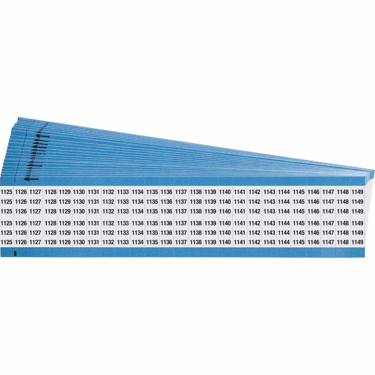 WIRE MARKER, 1.5 IN H WM-1125-1149-PK