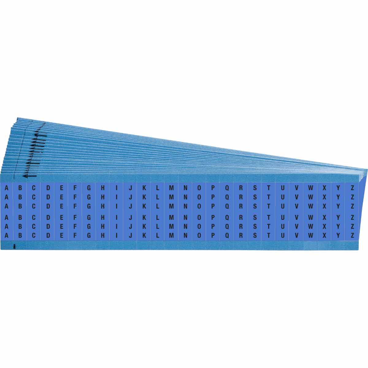 WIRE MARKER, 1.5 IN H WM-A-Z-BL-PK