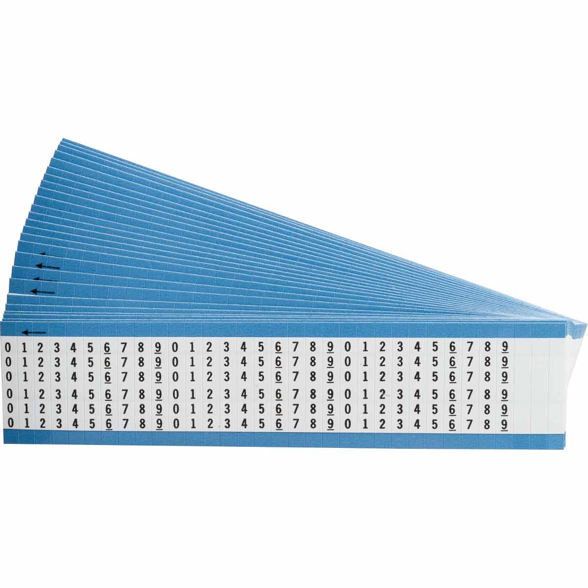 WIRE MARKER, 1.5 IN H WM-0-9-PK
