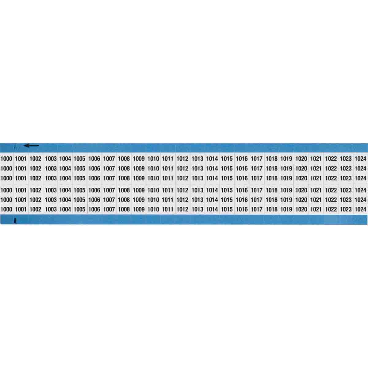 WIRE MARKER, 1.5 IN H WM-1000-1024-SC-PK