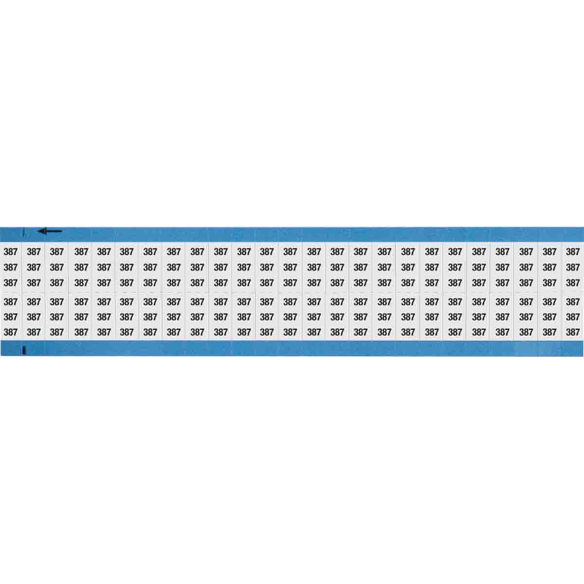 WIRE MARKER, 0.75 IN HX0.36 IN W