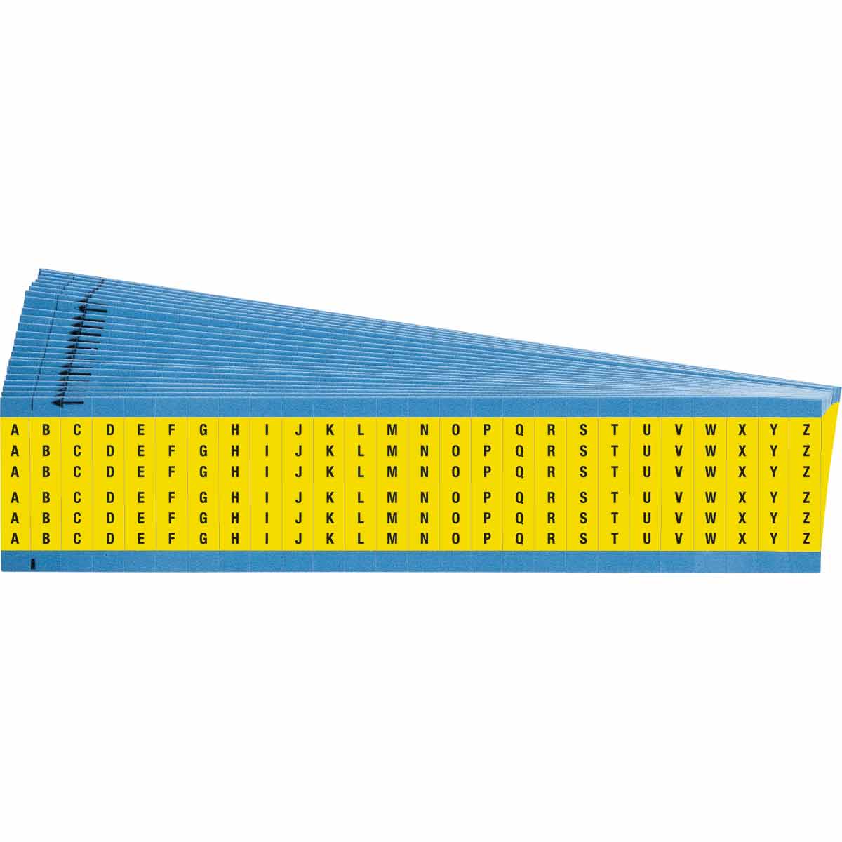 WIRE MARKER, 1.5 IN H WM-A-Z-YL-PK