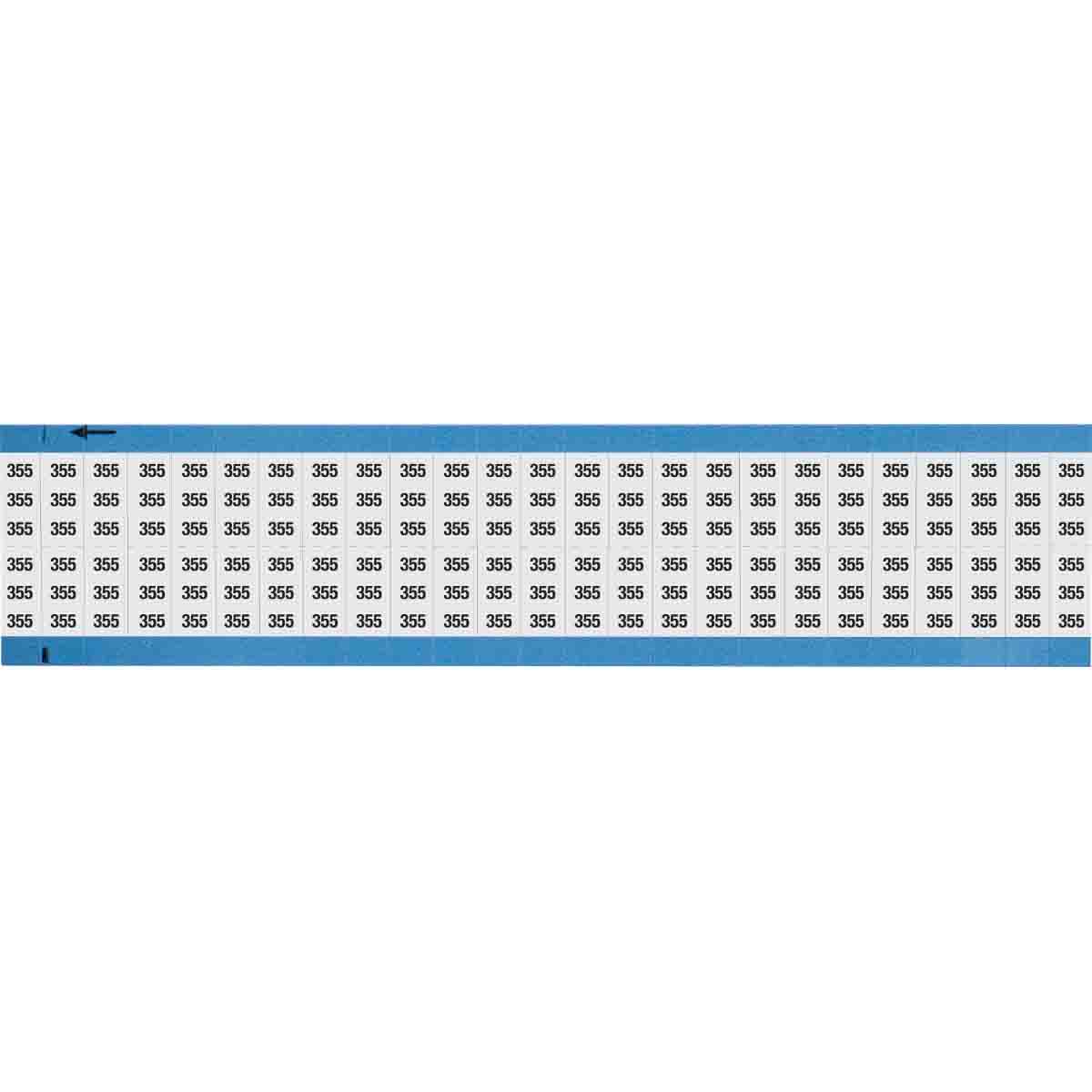 WIRE MARKER, 0.75 IN HX0.36 IN W