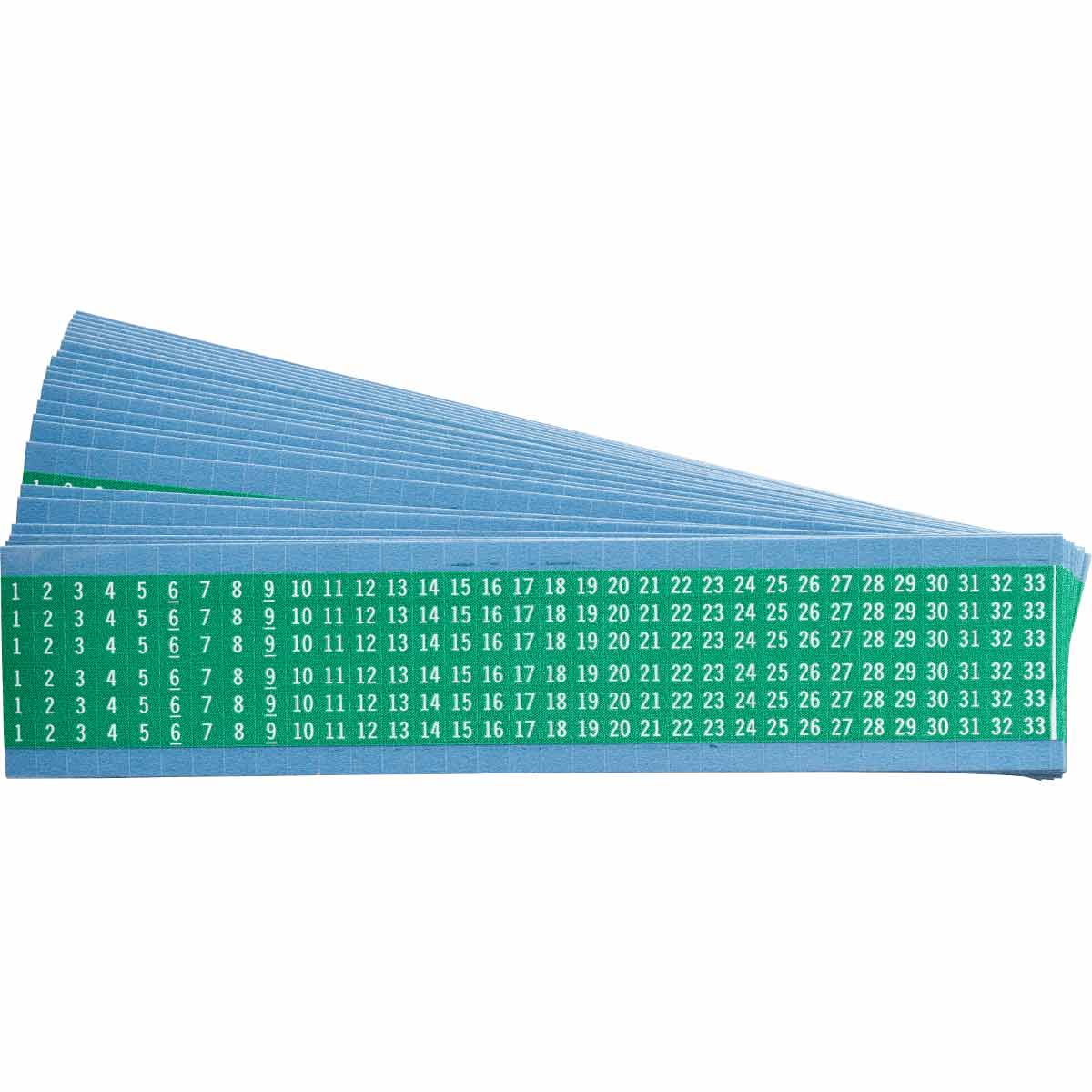 WIRE MARKER, 1.5 IN H WM-1-33-GR-PK