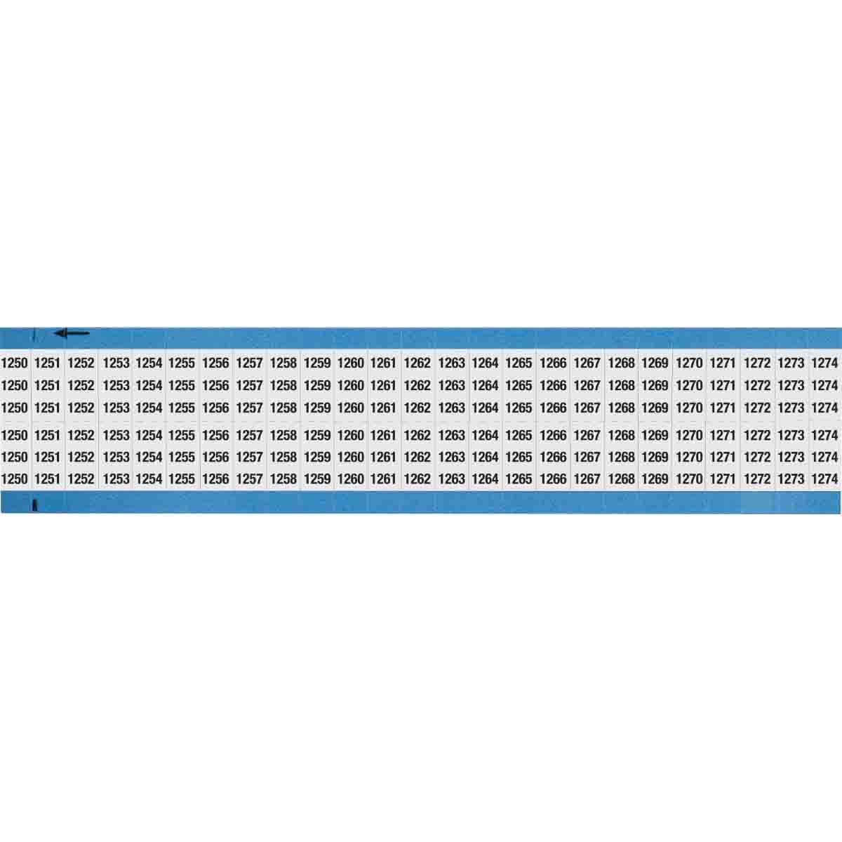 WIRE MARKER, 1.5 IN H WM-1250-1274-SC-PK