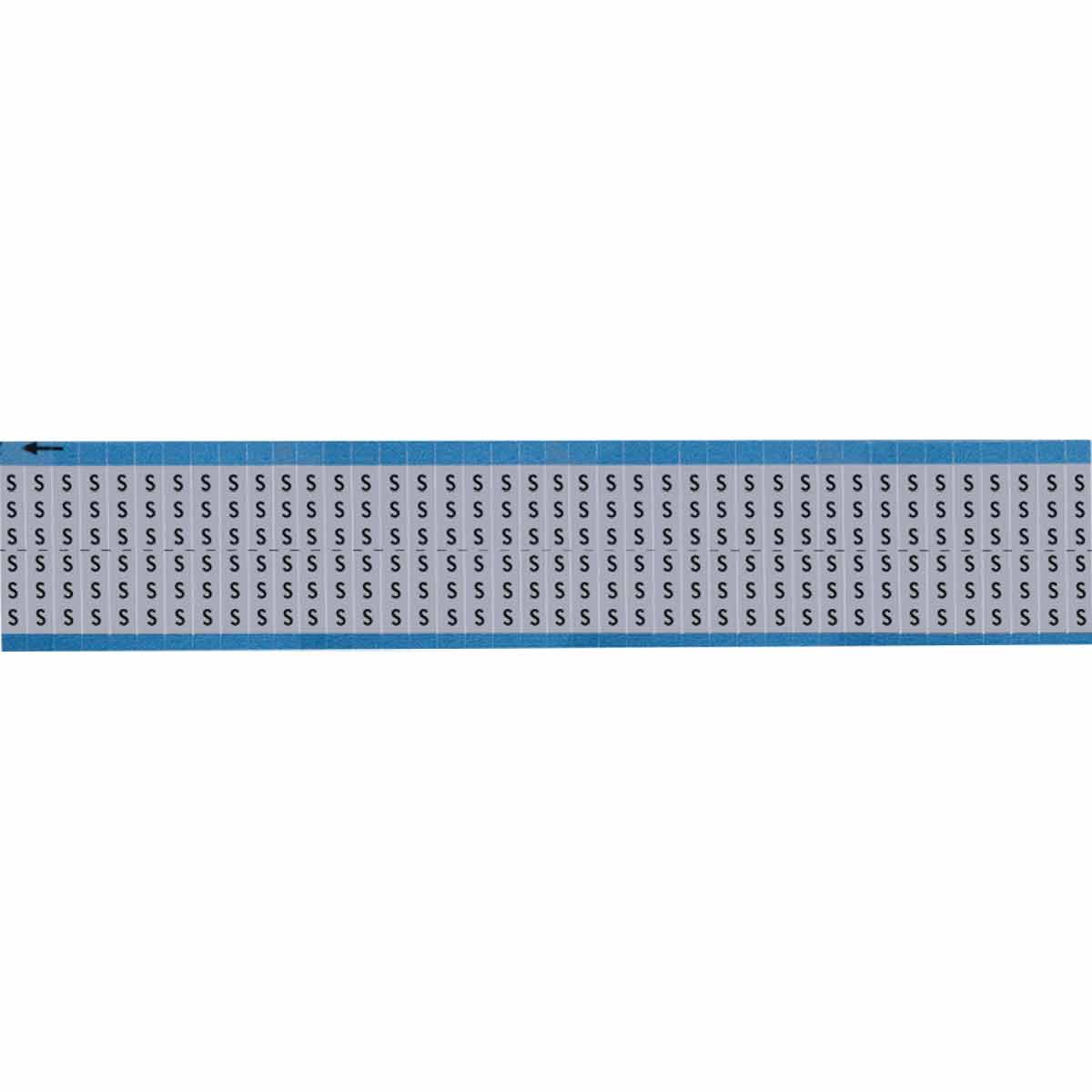 WIRE MARKER, 0.75 IN HX0.45 IN W