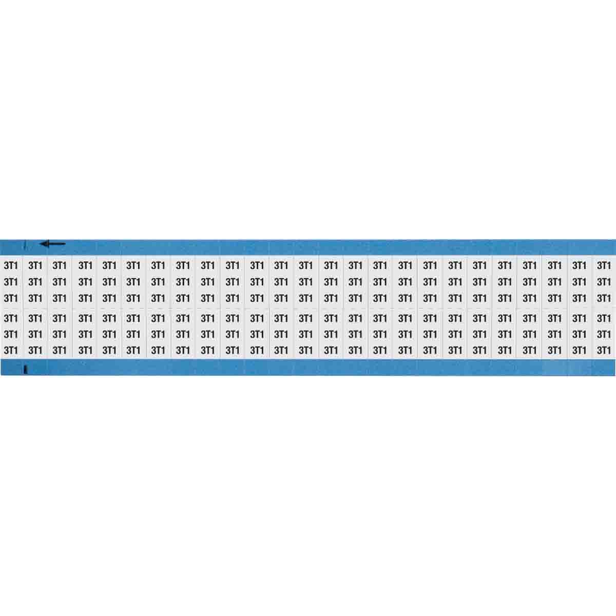 WIRE MARKER, 0.75 IN HX0.36 IN W