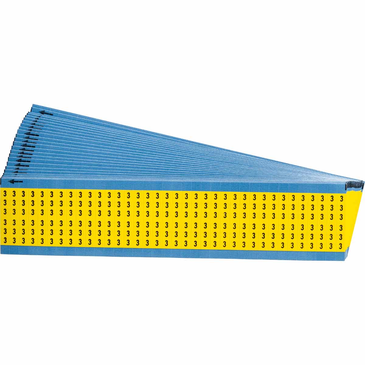 WIRE MARKER, 1.5 IN H WM-3-YL-PK