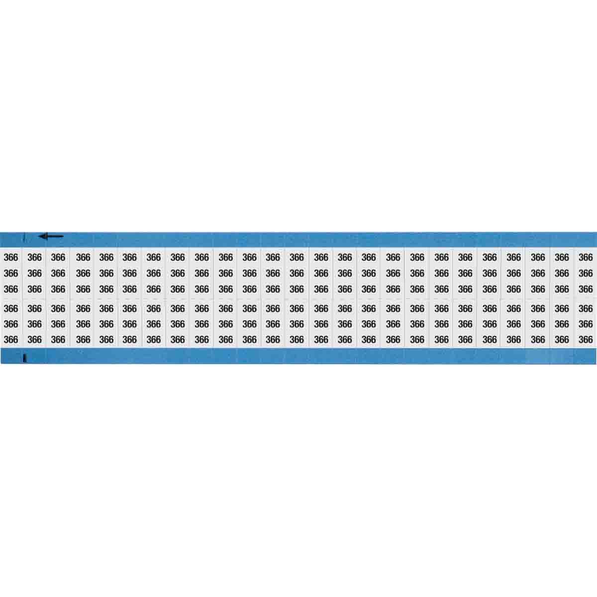 WIRE MARKER, 0.75 IN HX0.36 IN W
