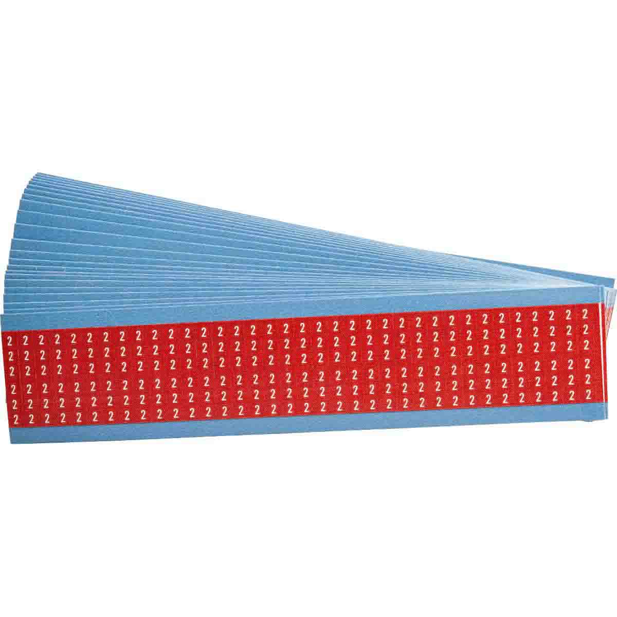 WIRE MARKER, 1.5 IN H WM-2-RD-PK
