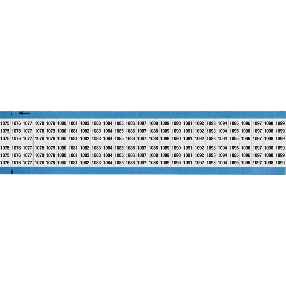 WIRE MARKER, 1.5 IN H WM-1075-1099-SC-PK