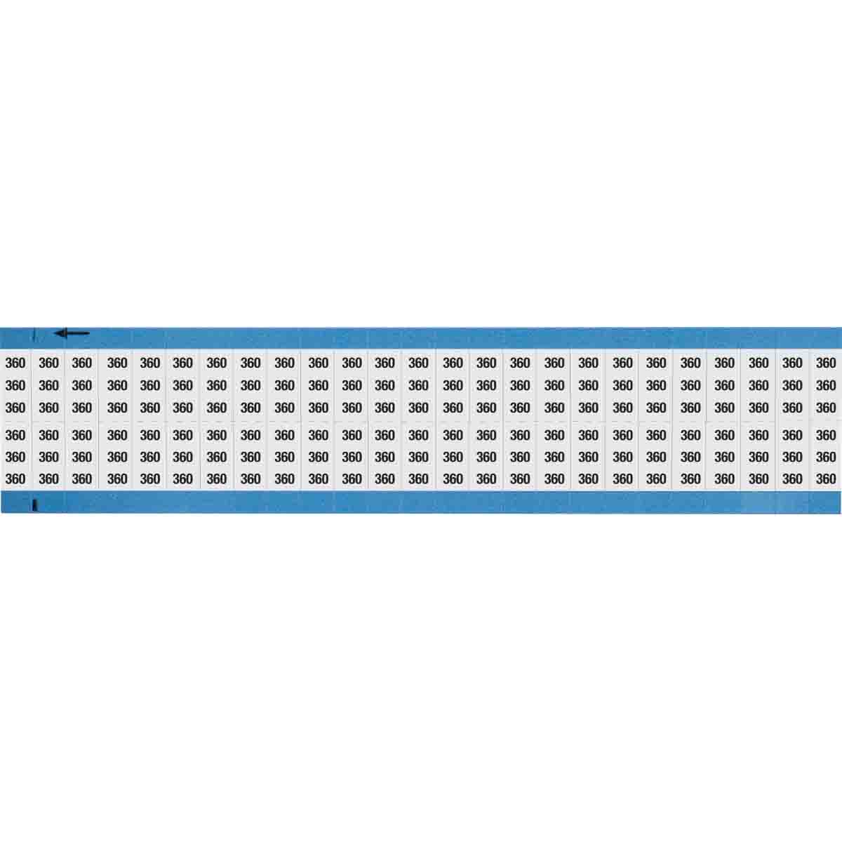 WIRE MARKER, 0.75 IN HX0.36 IN W