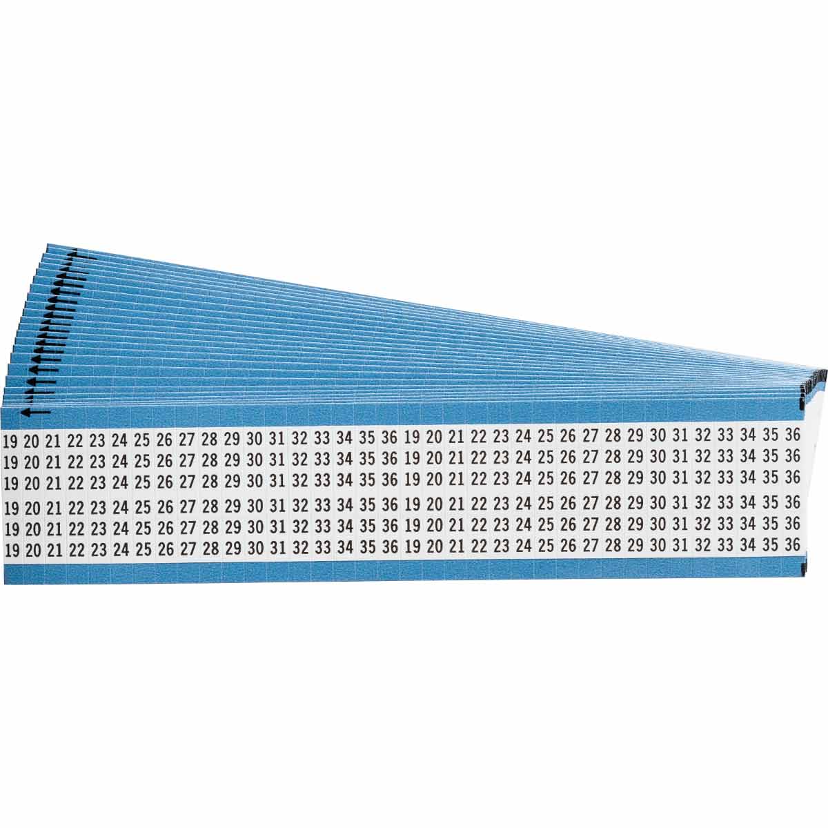 WIRE MARKER, 1.5 IN H WM-19-36-PK