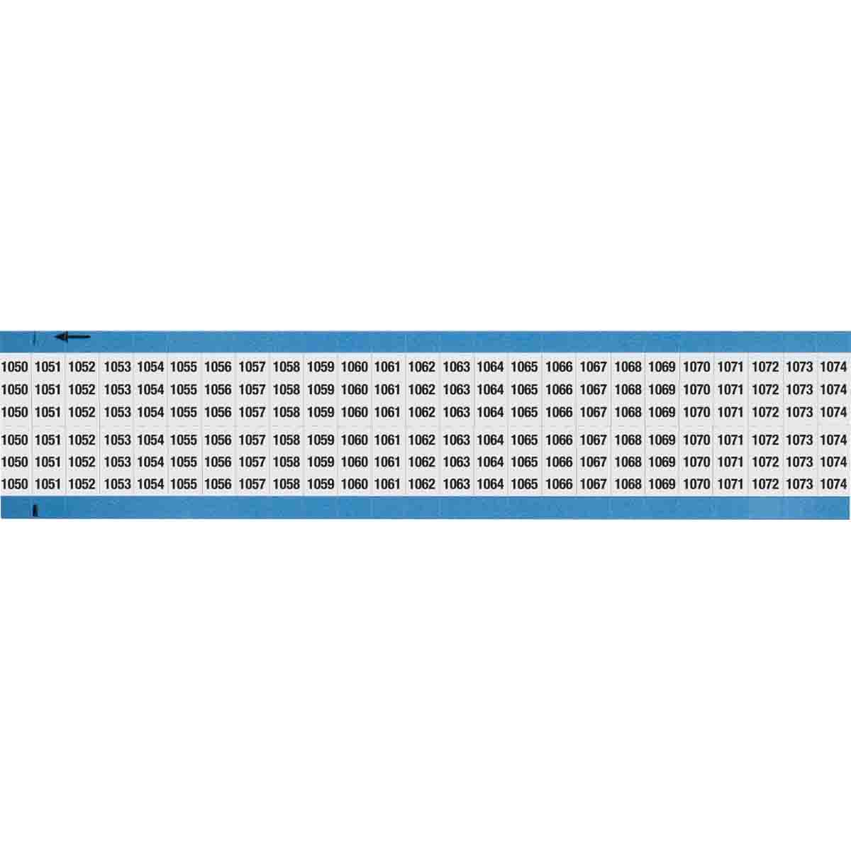 WIRE MARKER, 1.5 IN H WM-1050-1074-SC-PK