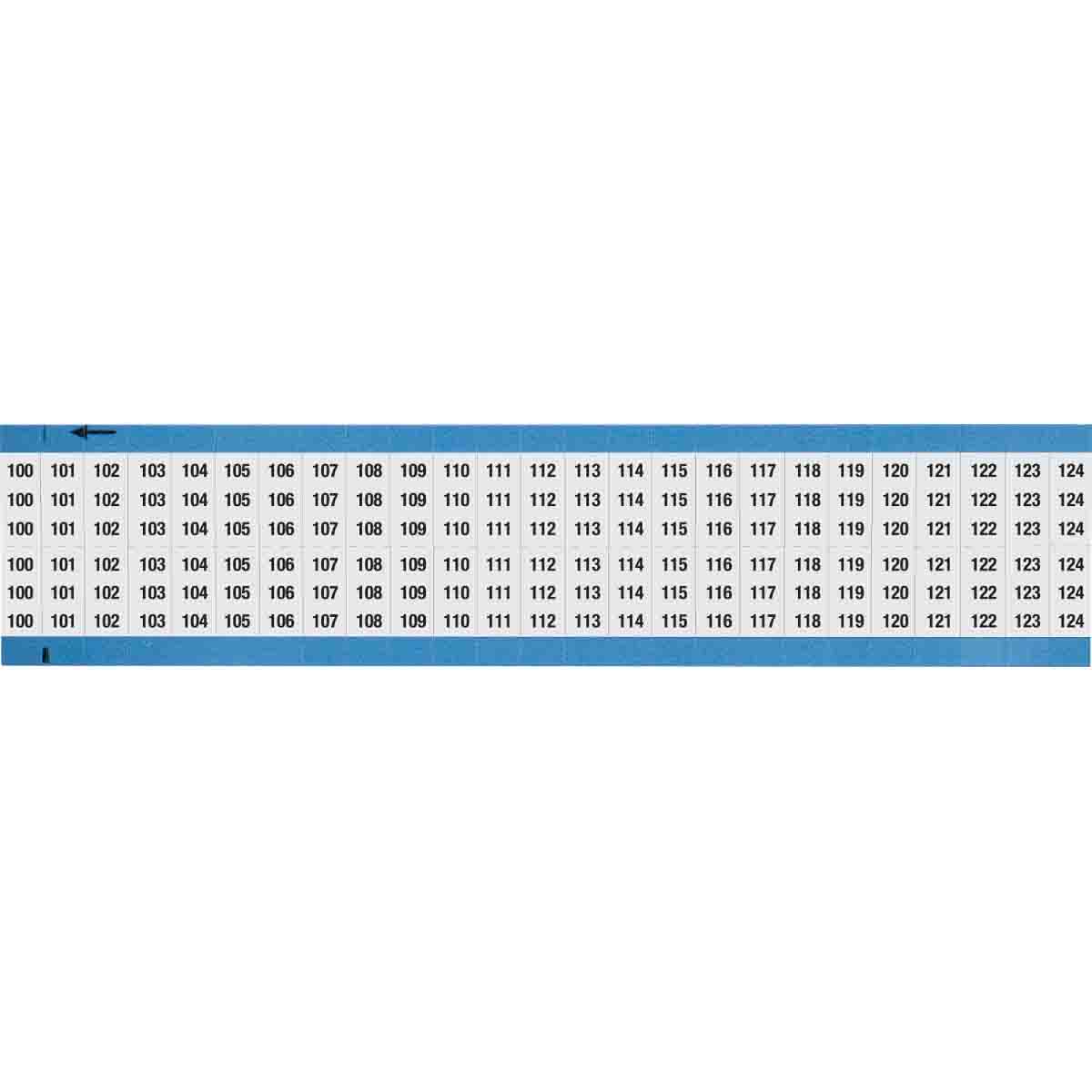 WIRE MARKER, 1.5 IN H WM-100-124-SC-PK