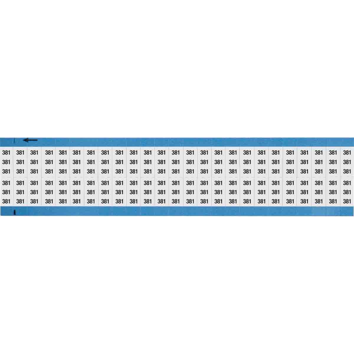 WIRE MARKER, 0.75 IN HX0.36 IN W