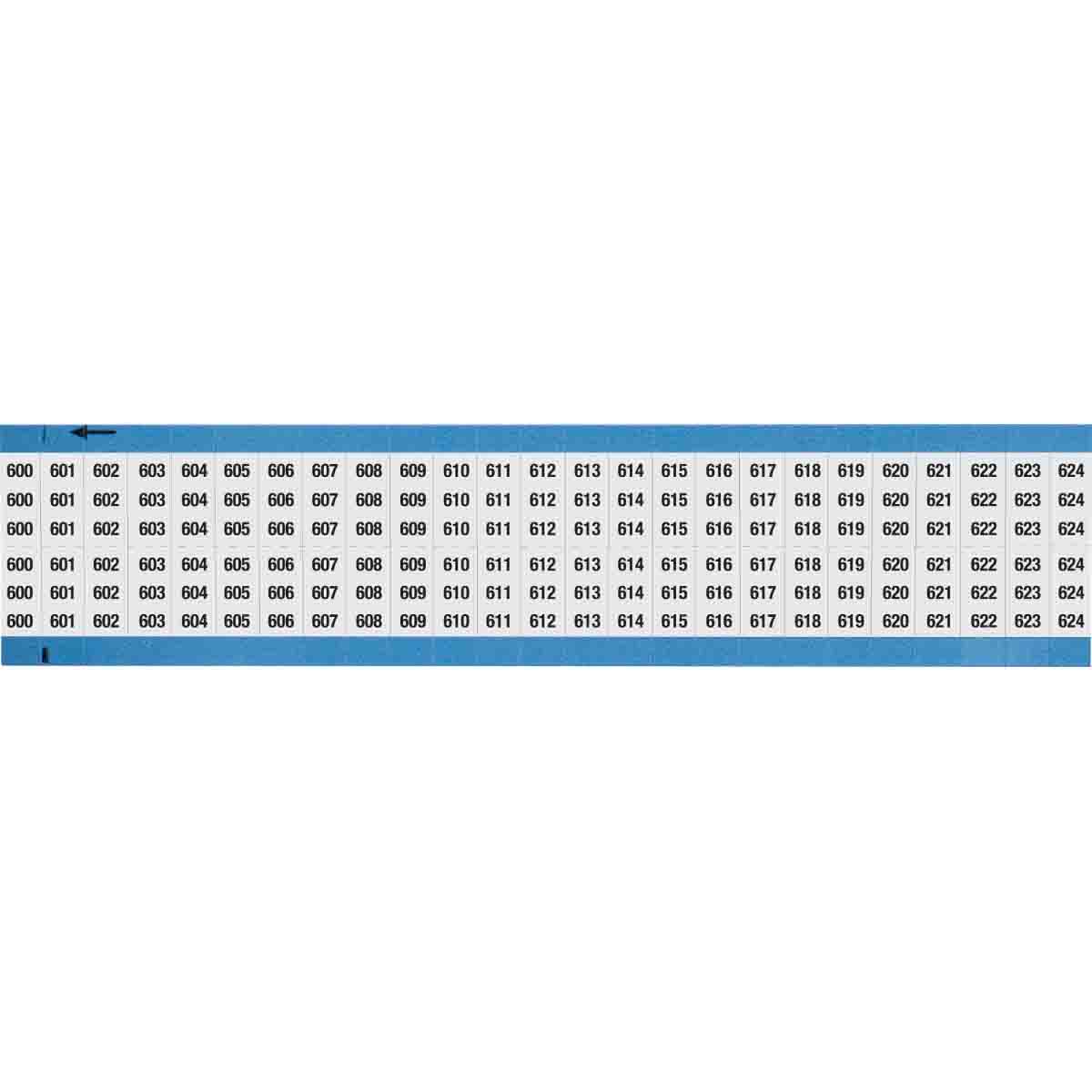 WIRE MARKER, 1.5 IN H WM-600-624-SC-PK