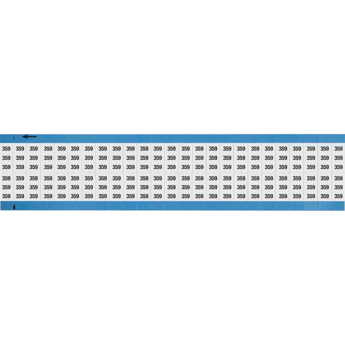 WIRE MARKER, 0.75 IN HX0.36 IN W