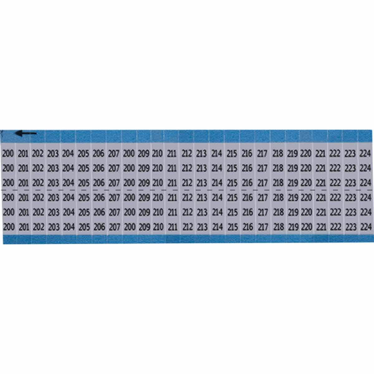 WIRE MARKER, 1.5 IN H AF-200-224-SC-PK