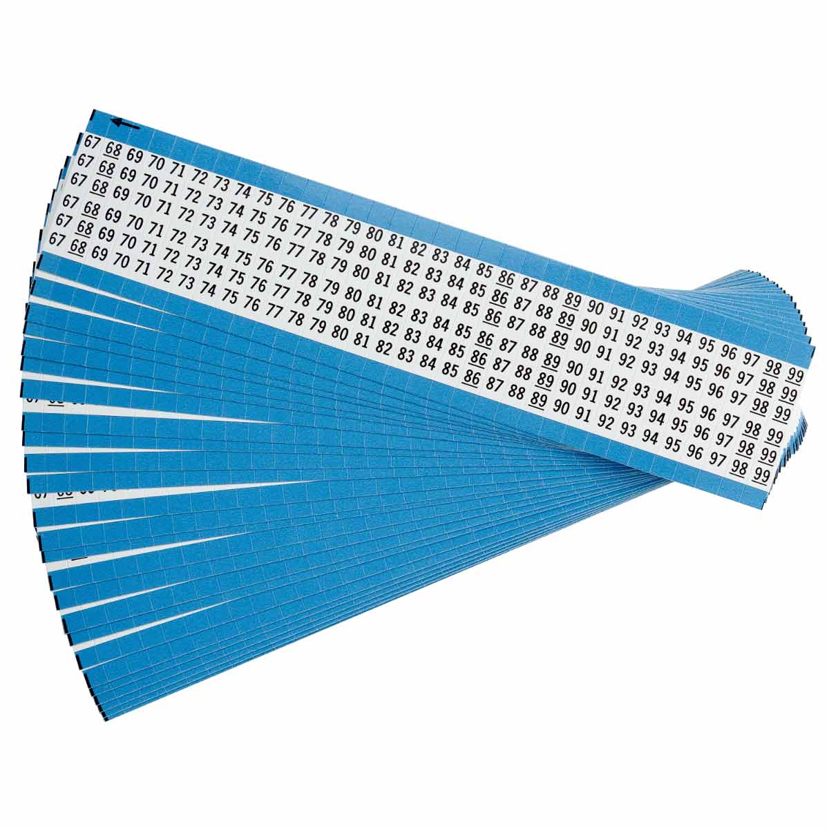 WIRE MARKER, 1.5 IN H WM-67-99-PK