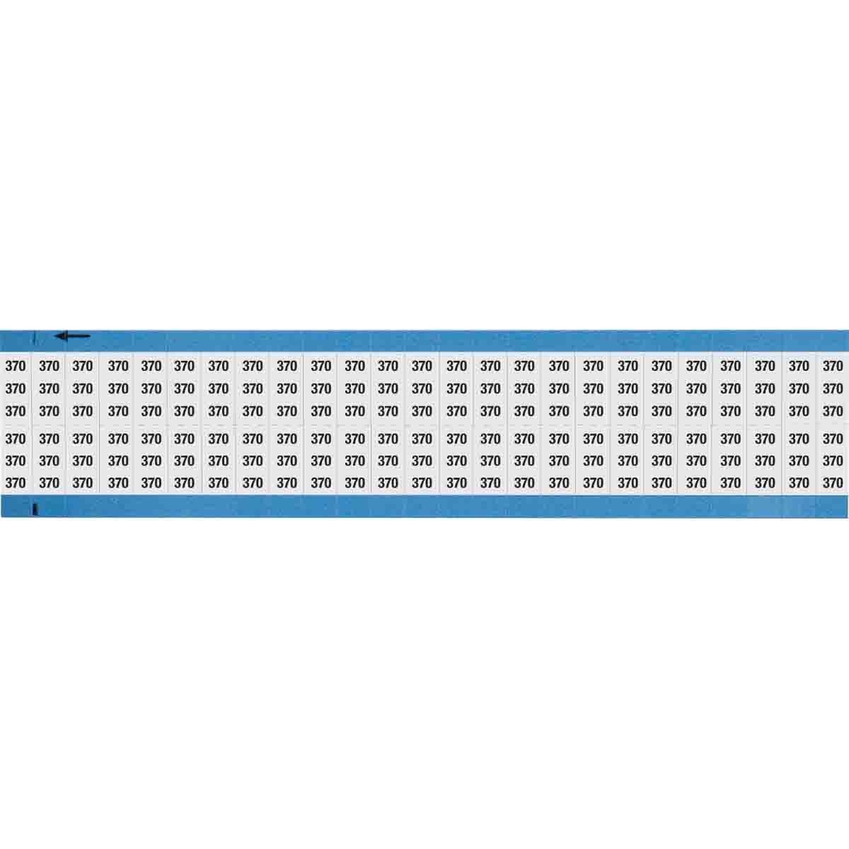 WIRE MARKER, 0.75 IN HX0.36 IN W