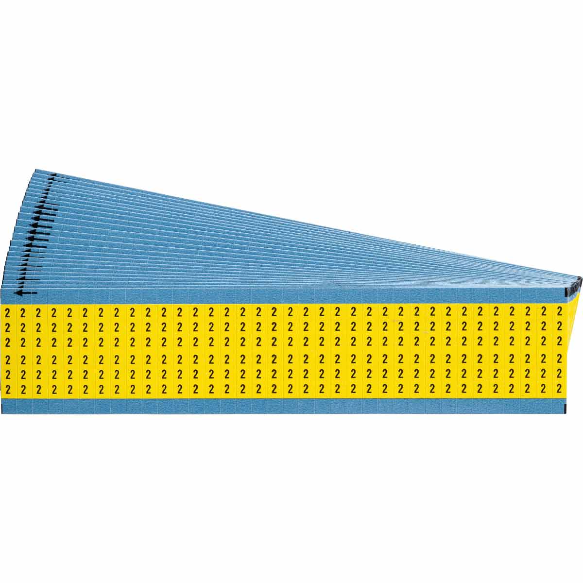 WIRE MARKER, 1.5 IN H WM-2-YL-PK