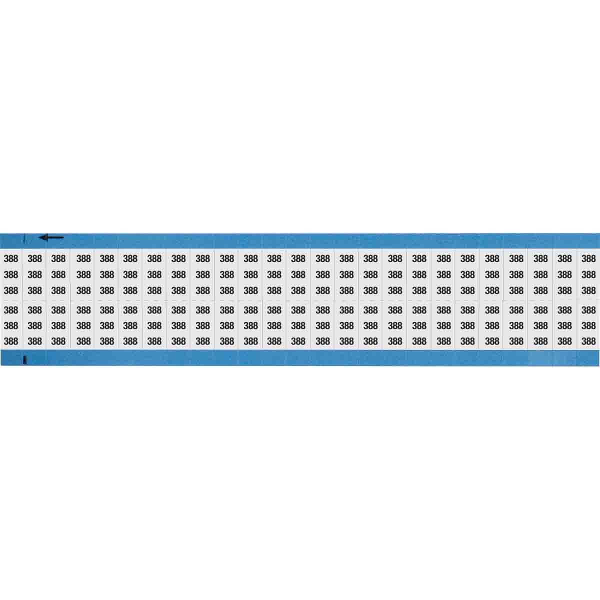 WIRE MARKER, 0.75 IN HX0.36 IN W